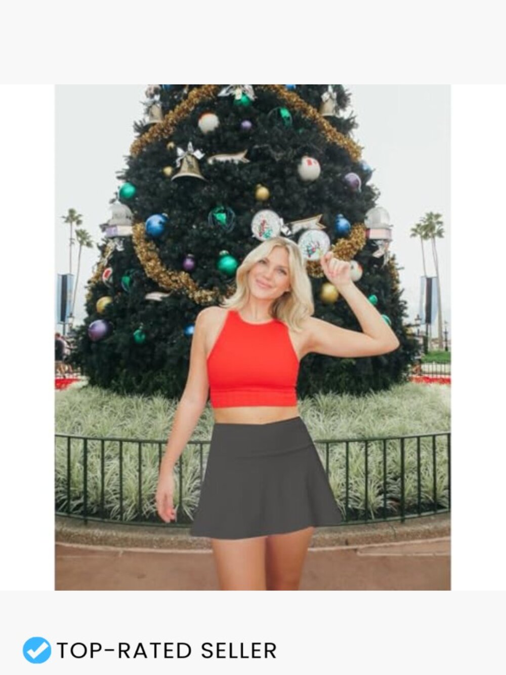 3 Pack Tennis Skirts with Pockets High Waisted Athletic Skort Built-in Shorts - Picture 3 of 7